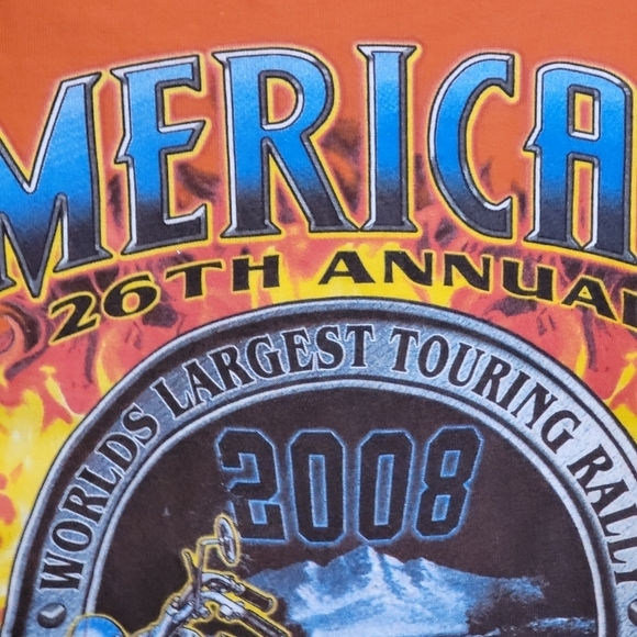 NFL Americade Lake George 2008 26th annual Motorcycle Rally Shirt large - Picture 7 of 7